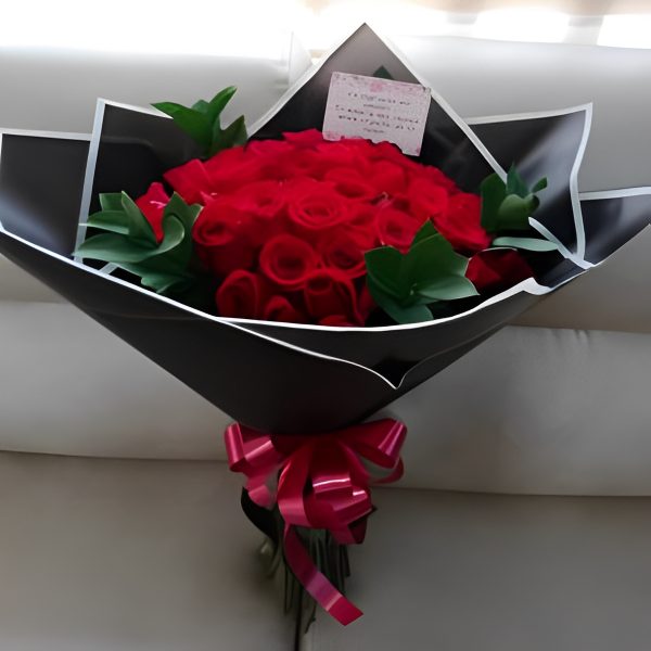 Bouquet de 75 rosas en papel coreano R144
